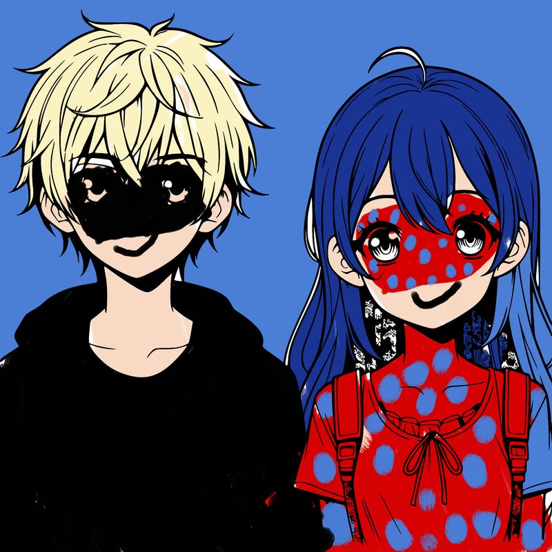 manga boy and girl