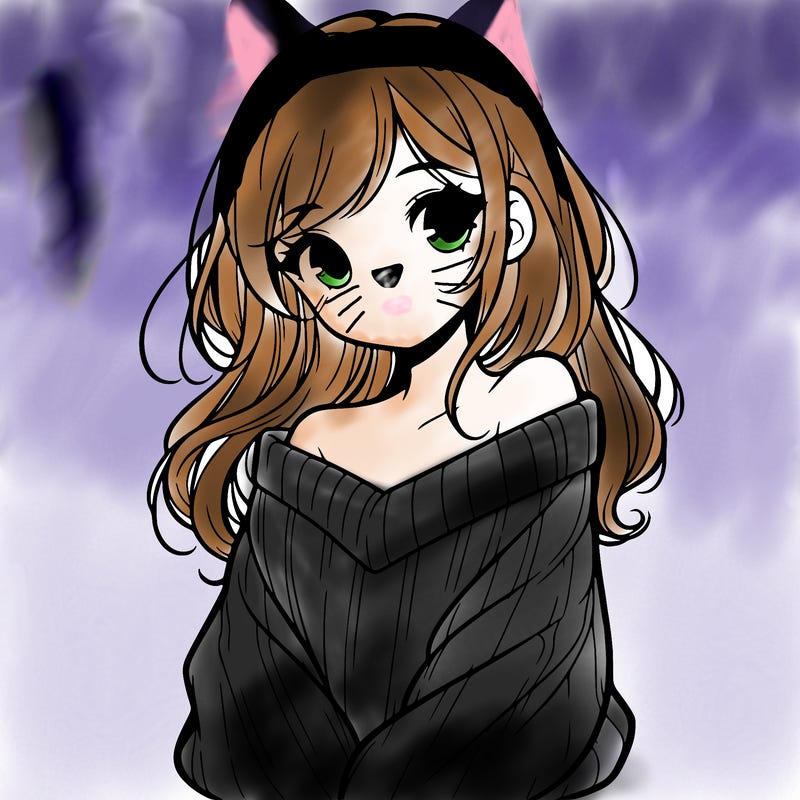 shy pretty girl wearing a sweater that is falling off one shoulder portrait