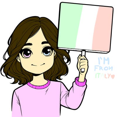 realistic girl holding up a sign