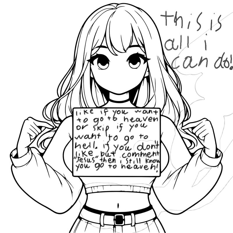 girl holding a blank sign in a long sleeve crop top