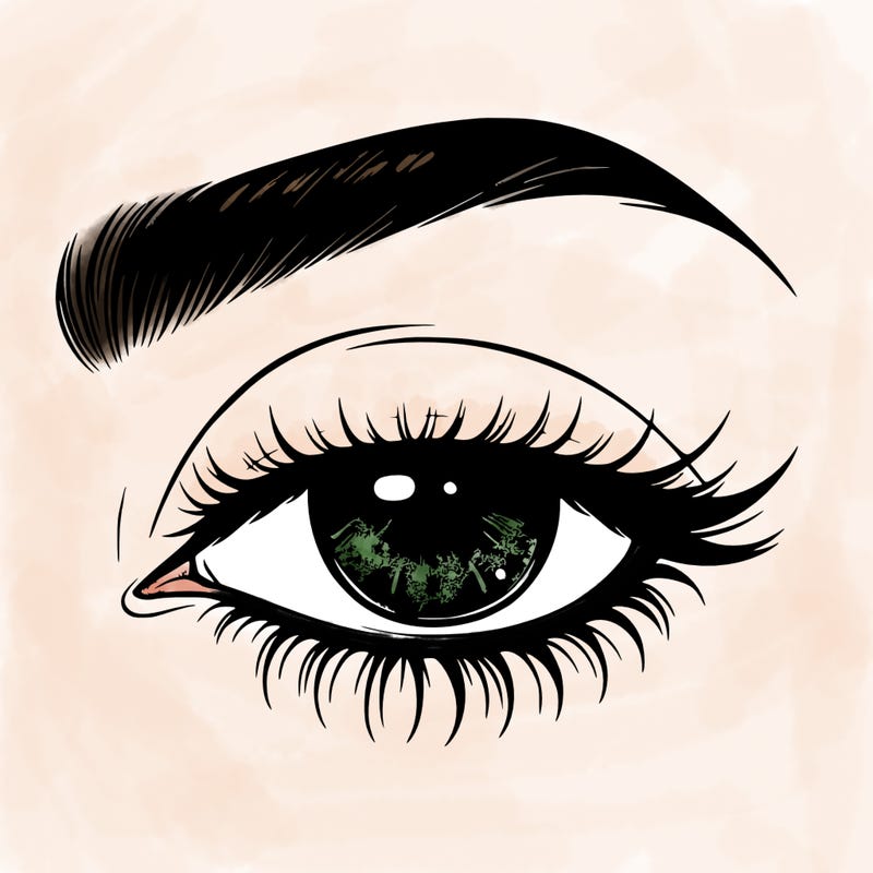 eye closed realistic