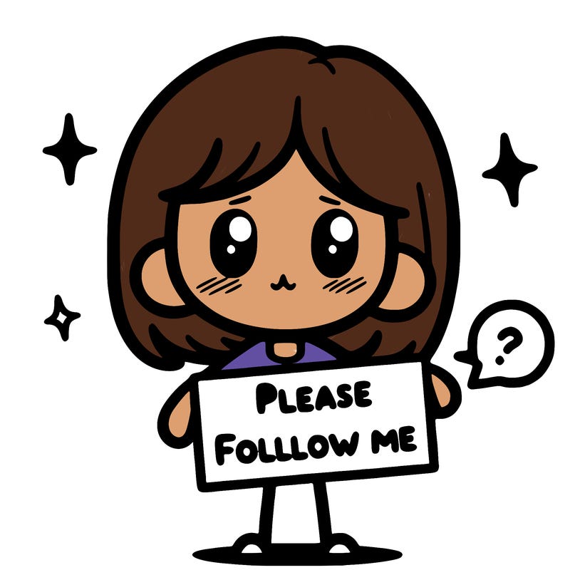 please follow me