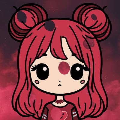 girl with buns on the top of her head