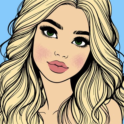 beautiful realistic girl