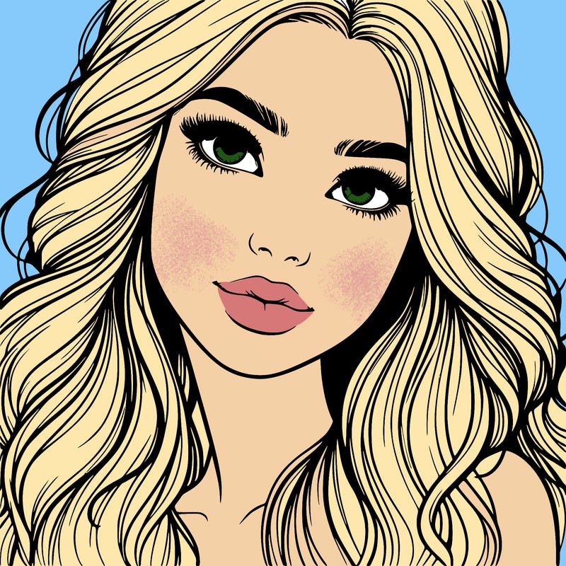 beautiful realistic girl