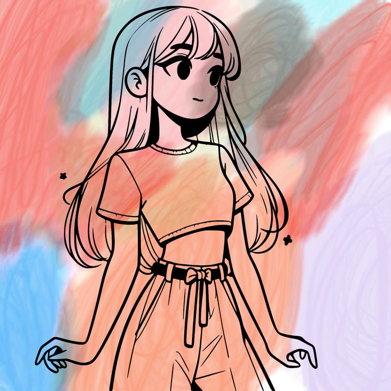 girl in a cute crop top