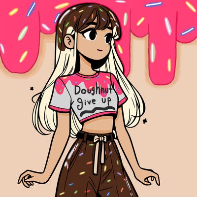 girl in a cute crop top