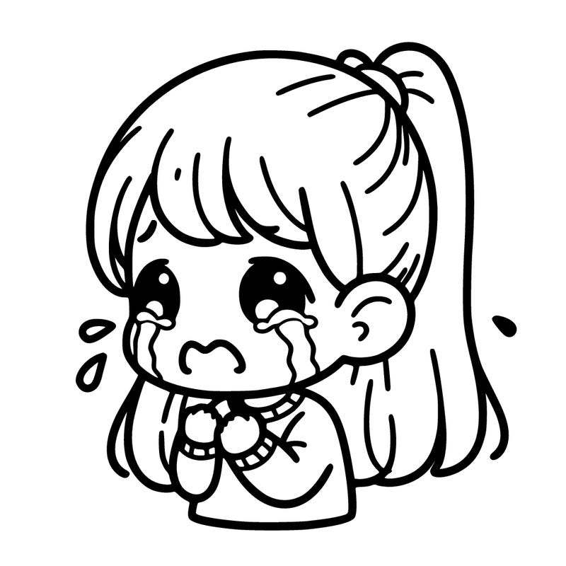 girl crying