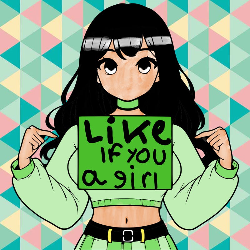 girl holding a blank sign in a long sleeve crop top