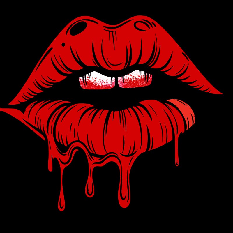 lips that look realistic and drip