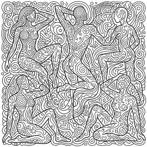 Abstract Human Figures