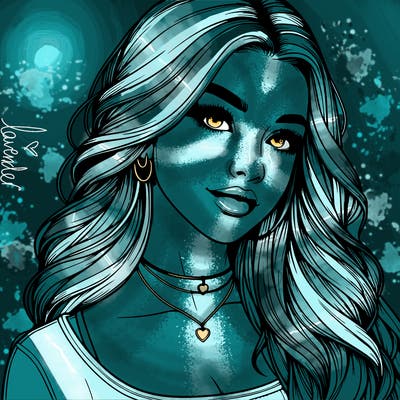 detailed realistic girl