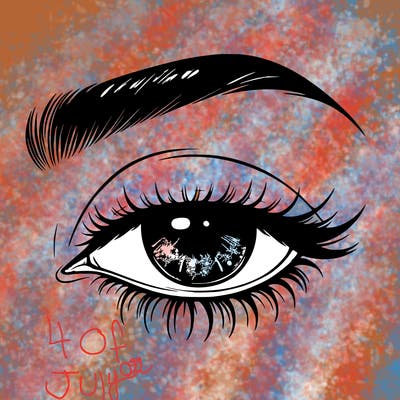 eye closed realistic