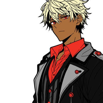 male manga character