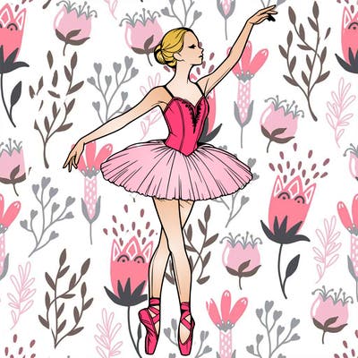 realistic ballerina