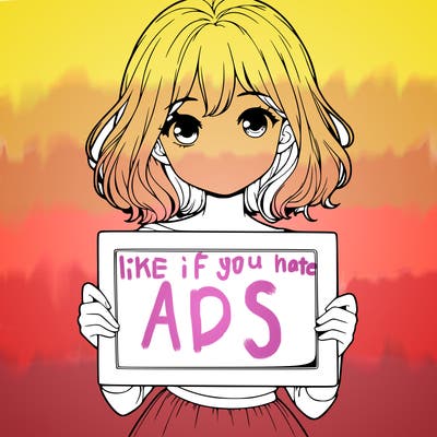 girl holding a blank sign realistic