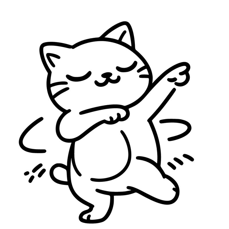 cat dancing