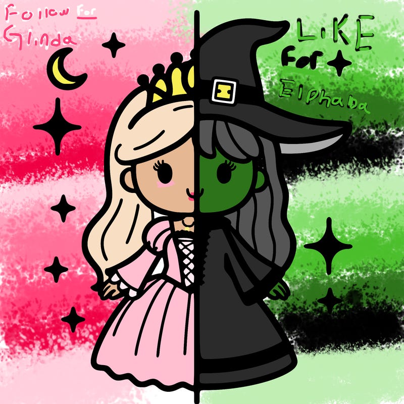 split princess and witch