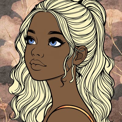 beautiful realistic girl