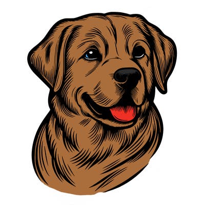 realistic dog
