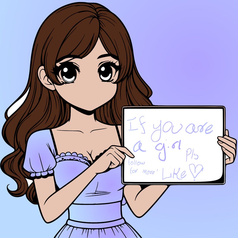 realistic pretty girl holding blank sign