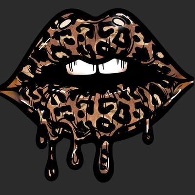 lips that look realistic and drip