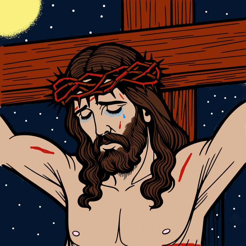 jesus on the cross