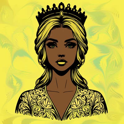 realistic beautiful queen