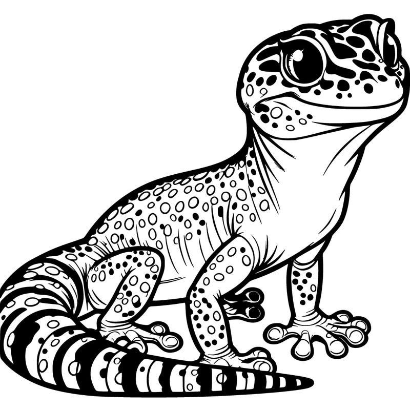 realistic gecko
