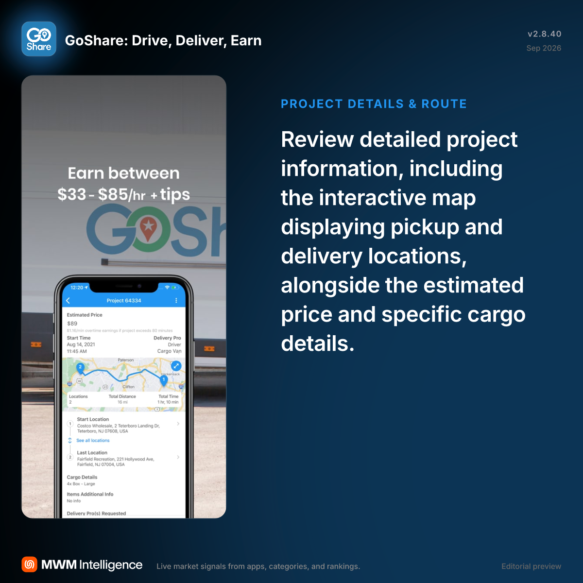GoShare: Drive, Deliver, Earn - Business App | MWM