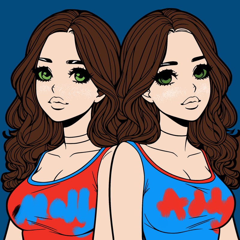 realistic twin sisters