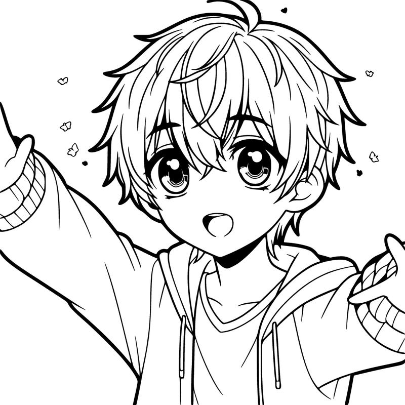 cute anime boy