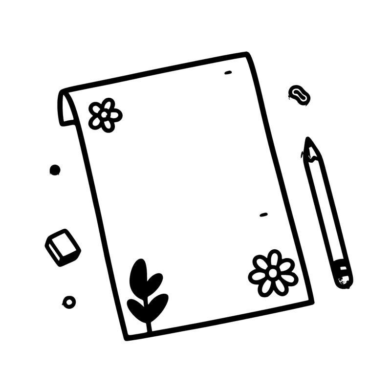 plain piece of paper