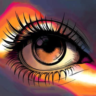 realistic eye