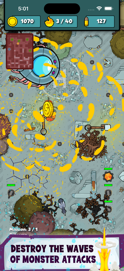 Crazy Monsters: Alien Defense - Games App | MWM