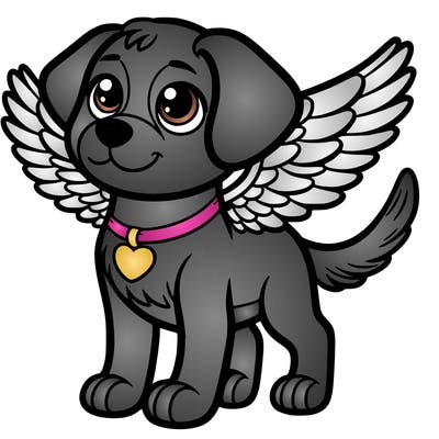 dog with wings