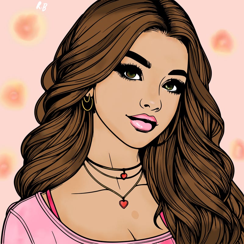 detailed realistic girl