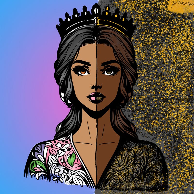 realistic beautiful queen