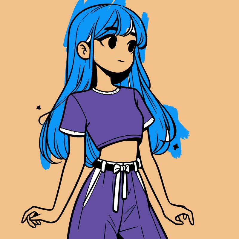 girl in a cute crop top