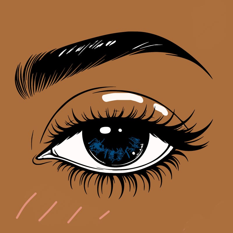 eye closed realistic