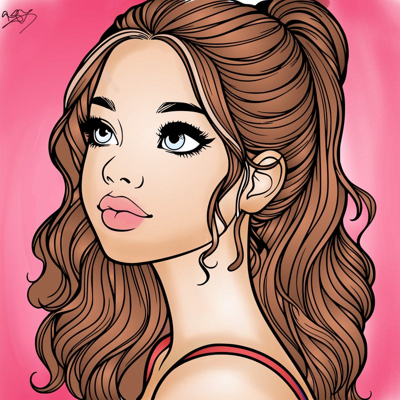 beautiful realistic girl