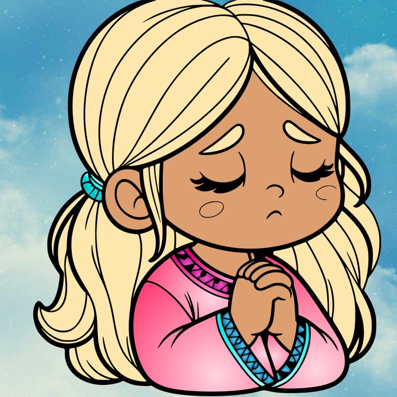 girl praying
