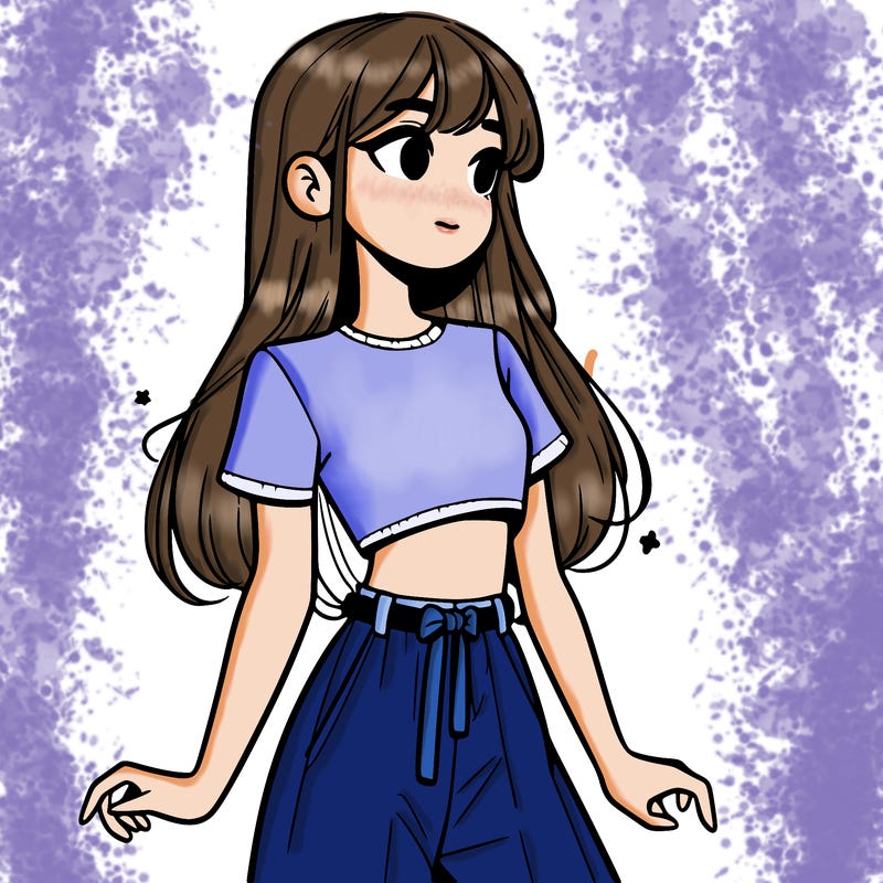 girl in a cute crop top