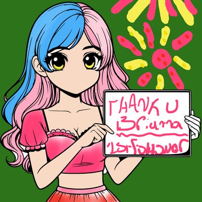 realistic pretty girl holding blank sign