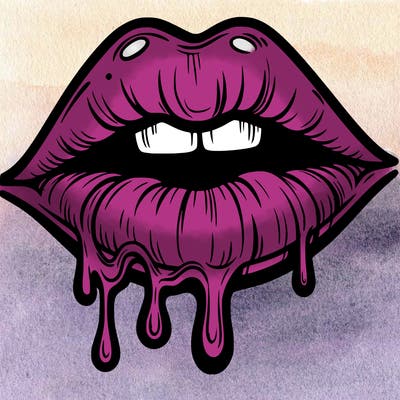 lips that look realistic and drip