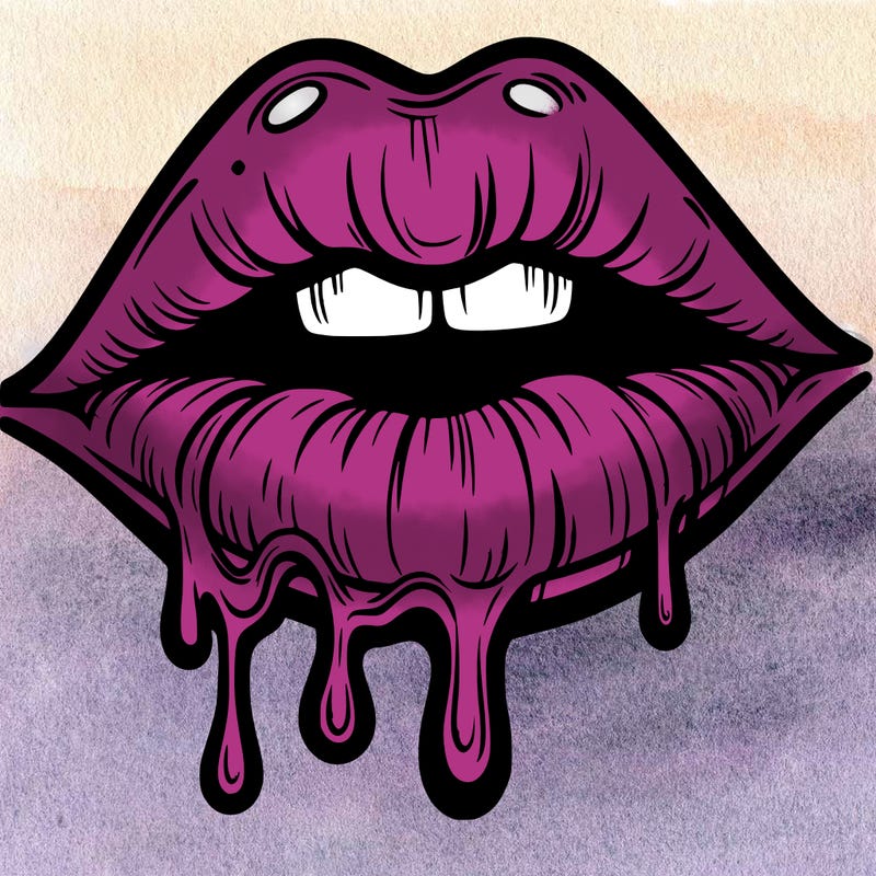 lips that look realistic and drip