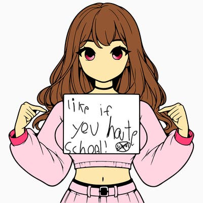 girl holding a blank sign in a long sleeve crop top