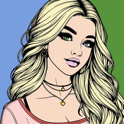 detailed realistic girl