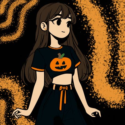 girl in a cute crop top