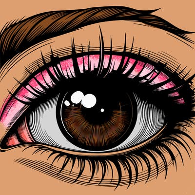 realistic eye